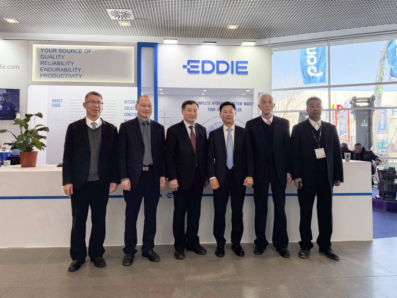 苏子孟会长等到访乐鱼平台bauma 2025展台